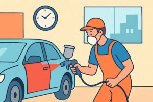 Auton kokomaalauksen aikataulu – kuinka pitkään se kestää
