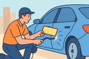 PDR eli paintless dent repair – kun pelti suoraan ilman maalia